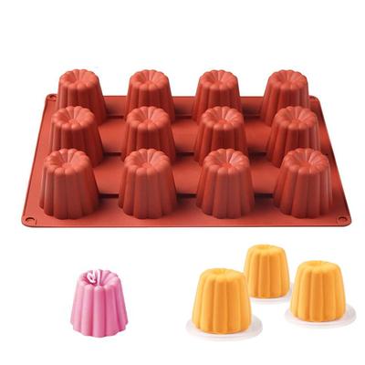 Canelé-Form, Erdnussbutter-Pralinen-Silikonform, Kerzen-Fettbomben, Schokoladenbonbon-Muffin-Cupcake-Form, Küchenbackzubehör