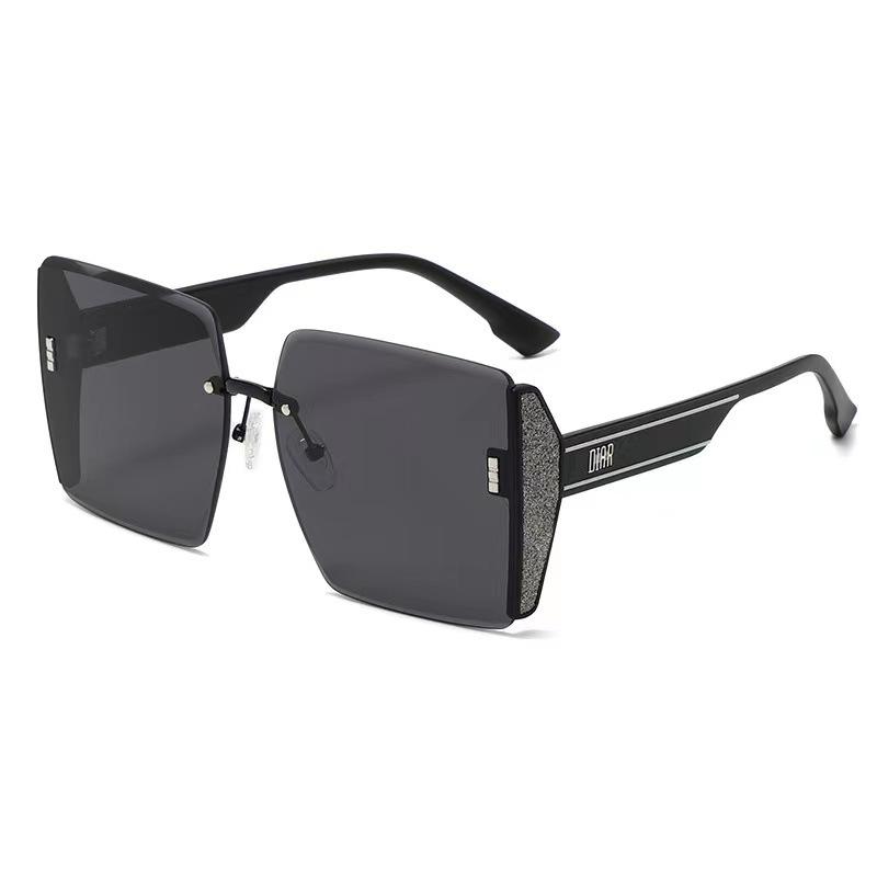 4Pcs Retro Square Women Glasses Large Frame Fashion Eyewear for Daily Commuting Outdoor Travel Vacation