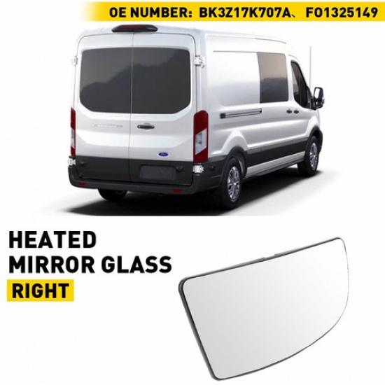 2Set Mirror Glass Lower Convex Passenger Side for Ford Transit 150 250 BK3Z17K70