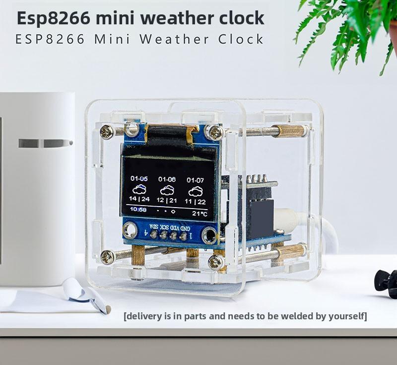 ESP8266 WiFi IoT Board Weather Clock Kit For Smart Home