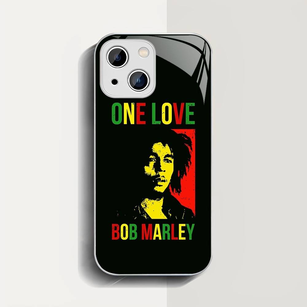 Bob Marley Rasta Lion Tempered Glass For Iphone 14 13 12 11 Pro Mini XS MAX 14Plus X XS XR Fundas