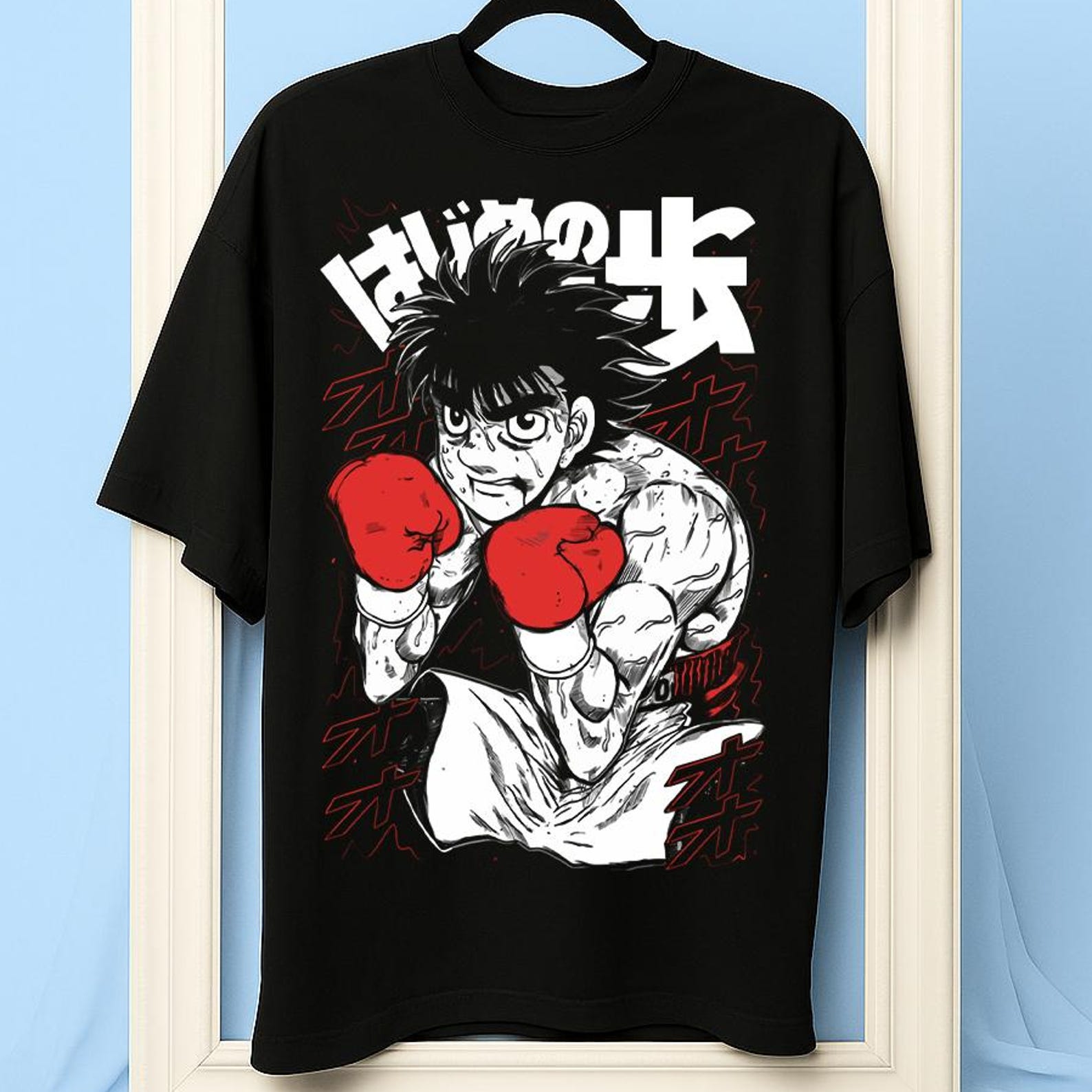 Unisex Vintage Boxing Anime Shirt, Retro Sport Manga T-Shirt, 90s Otaku Graphic Tee M