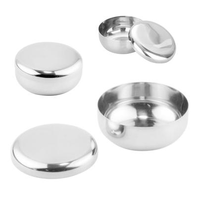 Korean Stainless Steel Rice Bowl Dish Korea Warm Bowl Traditional Bowl With Lid