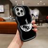 Ae97 Space Moon Astronaut Black Art Protective Phone Cases for iPhone 14 13 Pro Max 11 12 15 Plus Infinix Hot 40i Smart8 Tecno Big Wave TPU Back Cover