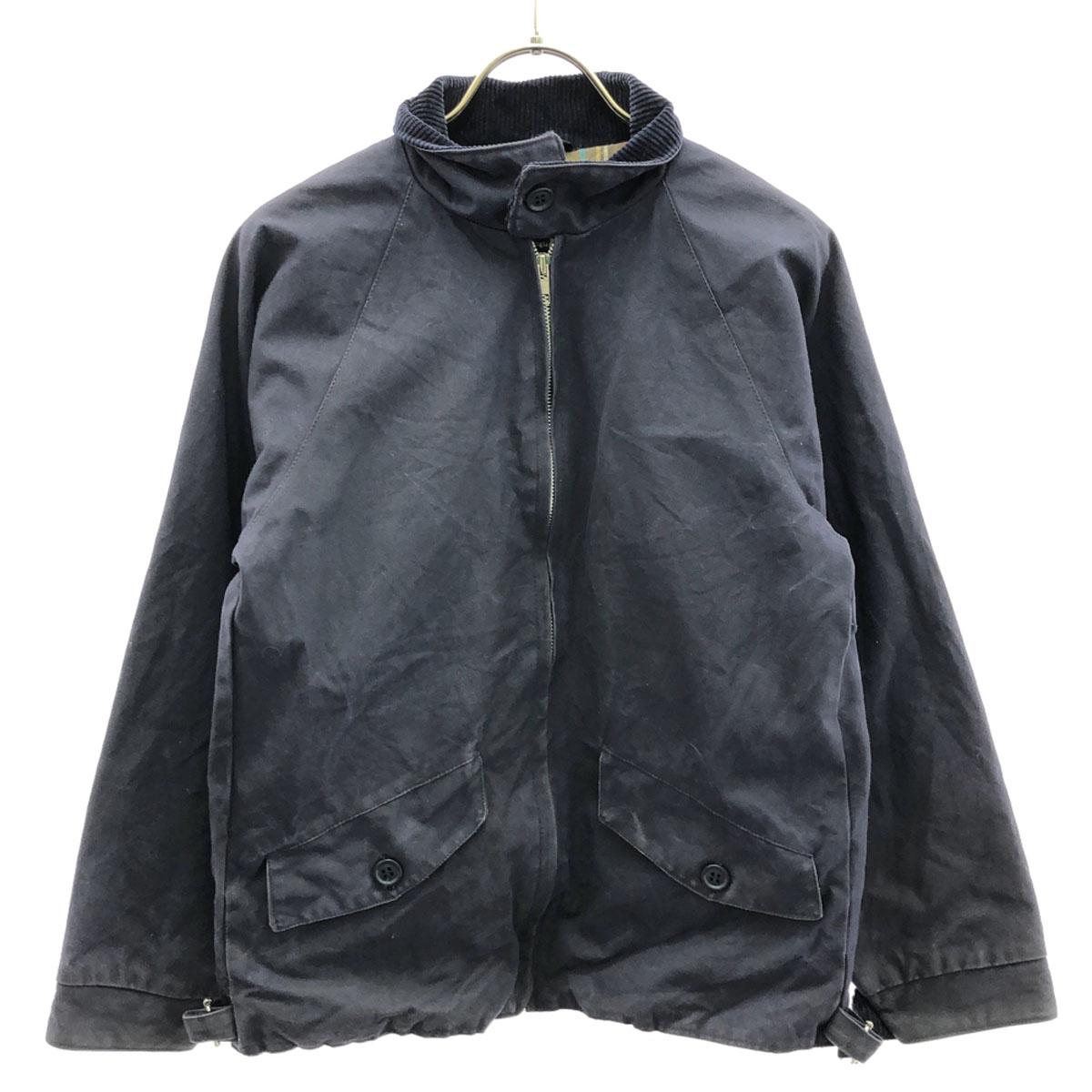 

GRENFELL Сделано в Великобритании Куртка с откидным верхом 34 Темно-синяя в клетку Мужская Б/у