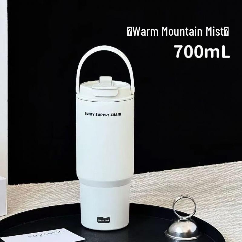 

High-Value Portable Insulated Cartoon Cup - 316 Stainless Steel, Large Capacity, Car-Friendly, Cold Retention 700ml