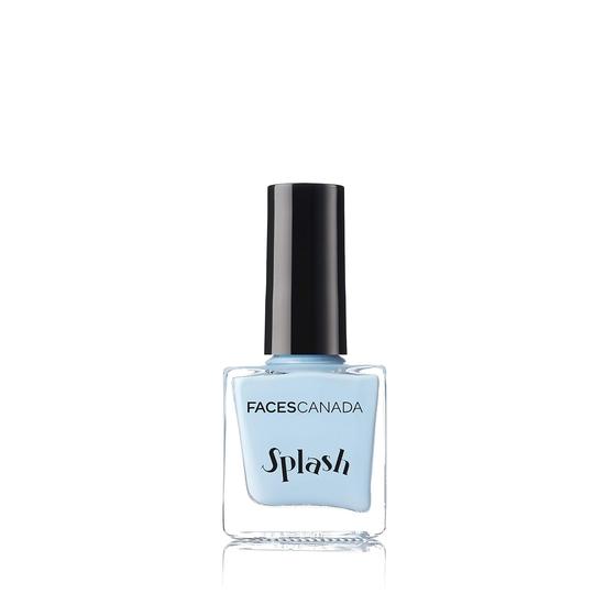 FACESCANADA Splash Glänzender Nagellack, Weiß O White 14, 8 ml & Faces Splash Glänzender Nagellack, Frozen 40, 8 ml
