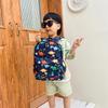 School Starts Season Fashion Dinosaur Print Child Student Daycare Nursery Zipper Cartoon School Bag Nylon Backpack Boys Girl