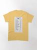"A THOUSAND SUNS" CARTOON RECEIPT Classic T-Shirt