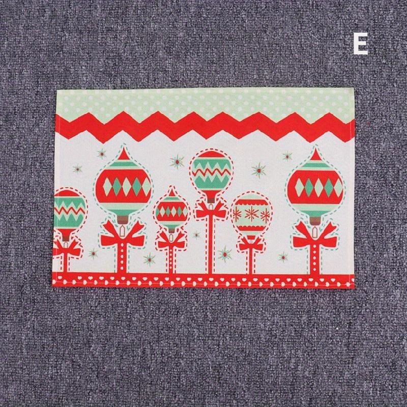 

Большой коврик для стола, подставки под приборы, нескользящие подставки для стола, рождественские украшения для вечеринки в стиле «старик», предметы домашнего обихода, коврик для рабочего стола(42х28см) E-(ball)