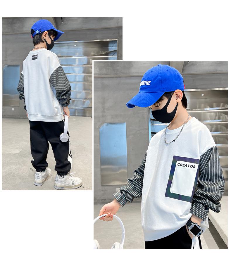 Boys' Autumn Sweatshirt 2025: New Fall Style for Middle and Big Kids