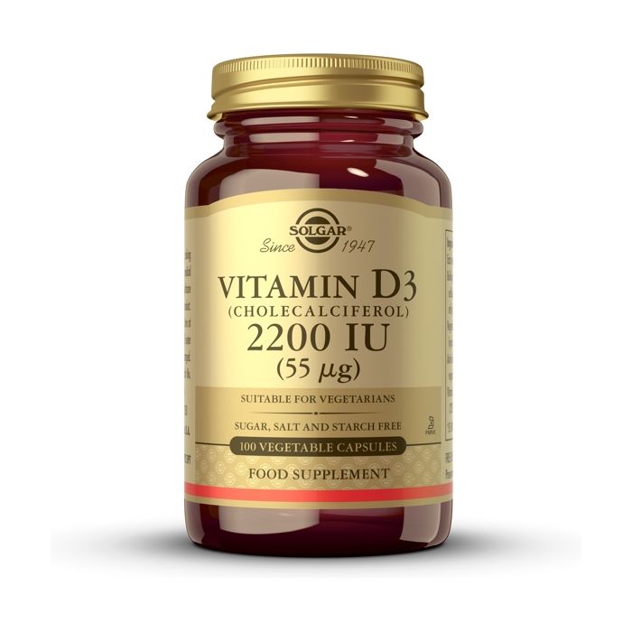 

La Vitamine D3 2200Ui (55Mcg) 100Cap.Veg