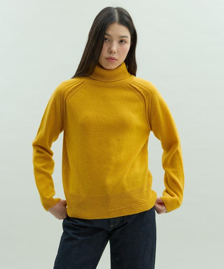 Dito Wool 100 Turtleneck [Yellow]