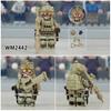 Serie Militare Forze Speciali Puzzle Assemblaggio Blocchi da Costruzione Giocattolo Minifigure