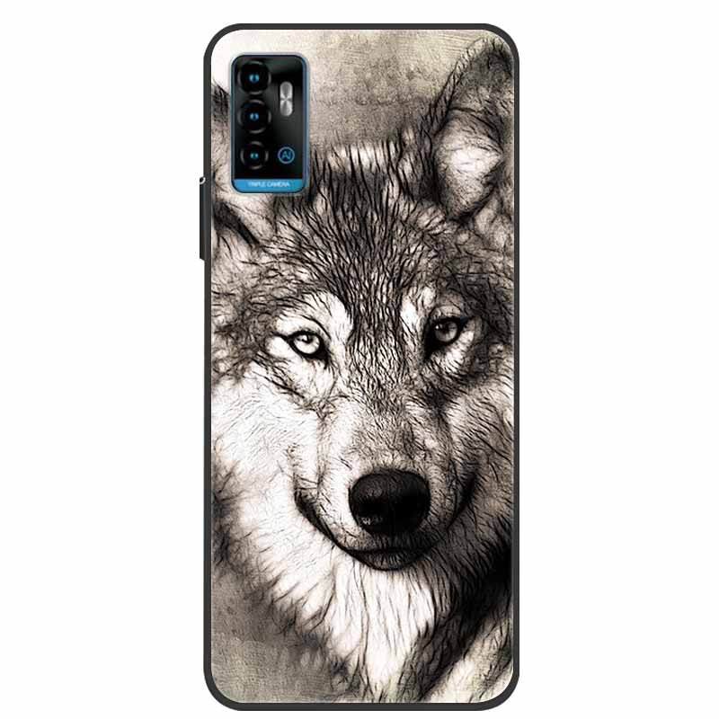 For ZTE Blade A71 Case Shockproof Soft silicone TPU Back Cover For ZTE BladeA71 Phone Cases for ZTE Blade A 71 2021 Cute Cartoon