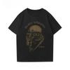 Black Metal Rock Band T-shirt Men Women Fashion Casual Graphic Tops Unisex Oversized T Shirt Hip Hop Tee Clothing Streetwear