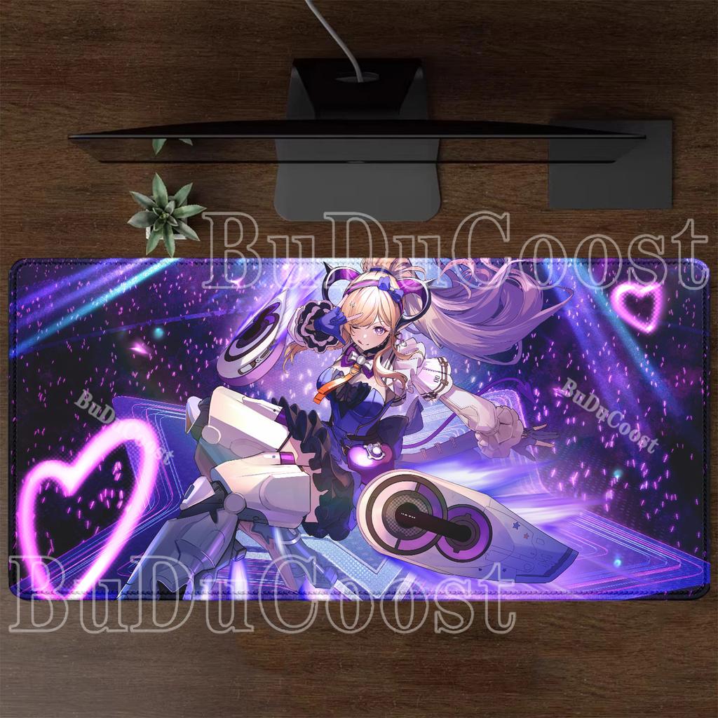 Gaming Arknights Endfield Liino Larger Mouse Pad Office Keyboard Overlock Esports Mousepad PC HD Printing Non-slip Base Desk Mat