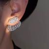 Fashion Copper Alloy Zircon Jewellery Drop Earrings For Women Wedding Party Gifts