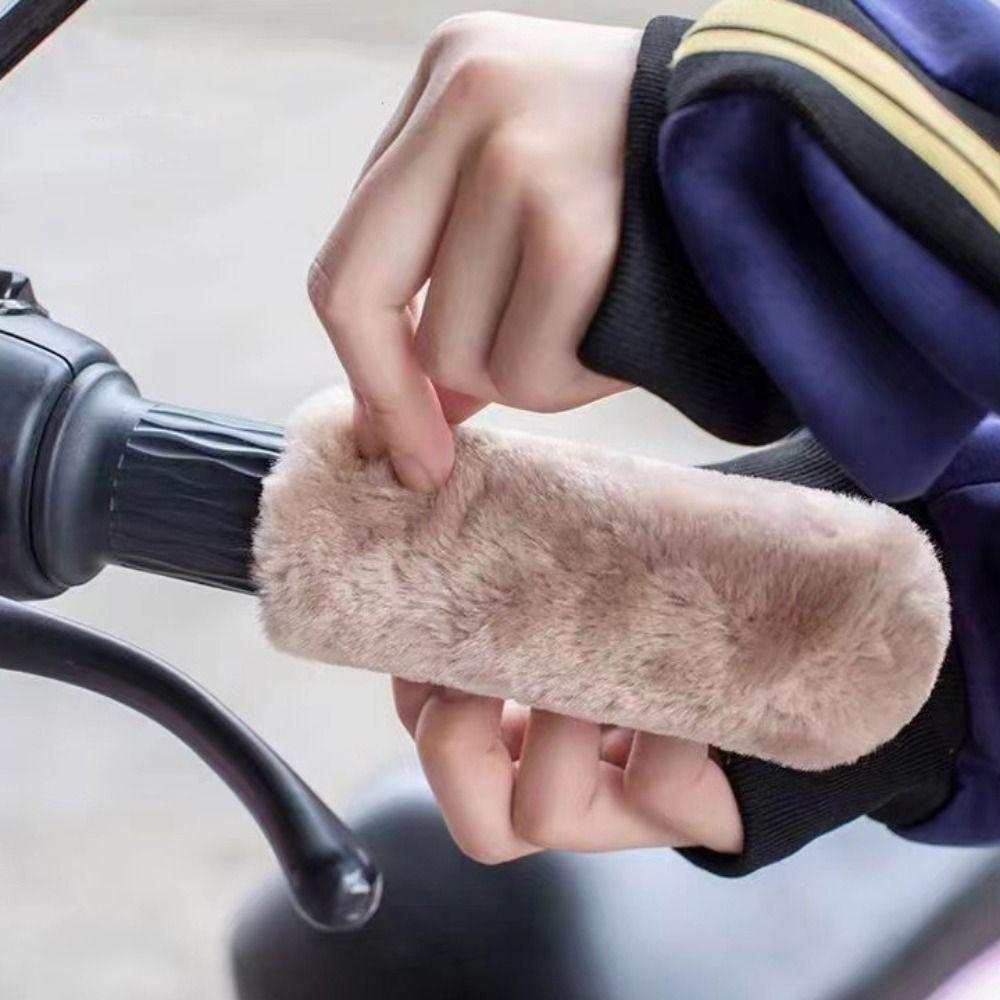 Practical Bicycle Grip Sleeves Winter Motorcycle Handle Protective Cover  Tricycles