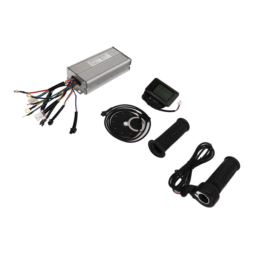 35A Sine Wave Controller LCD 7U Panel Bike Lithium Battery Conversion Kit for 1500W Motor