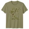 Bass Fish Camo Fishing Animals Mens T-Shirt Angler Graphic Tee