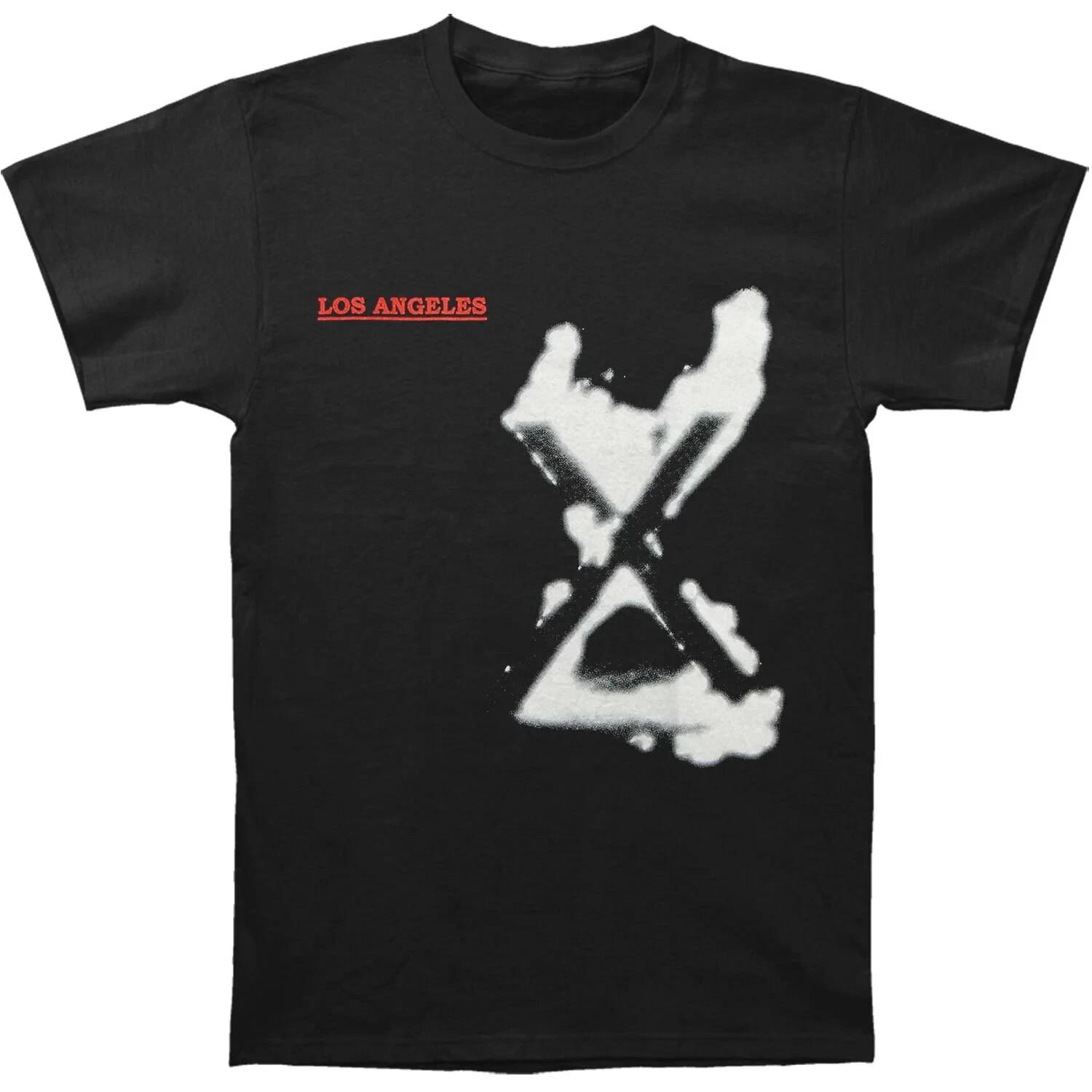 LA Punk Band X T-shirt - X Los Angeles Album Lyrics Band Tee - 2 Sided L
