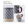 JOYYE Ceramic Embroidered Mug with Spoon