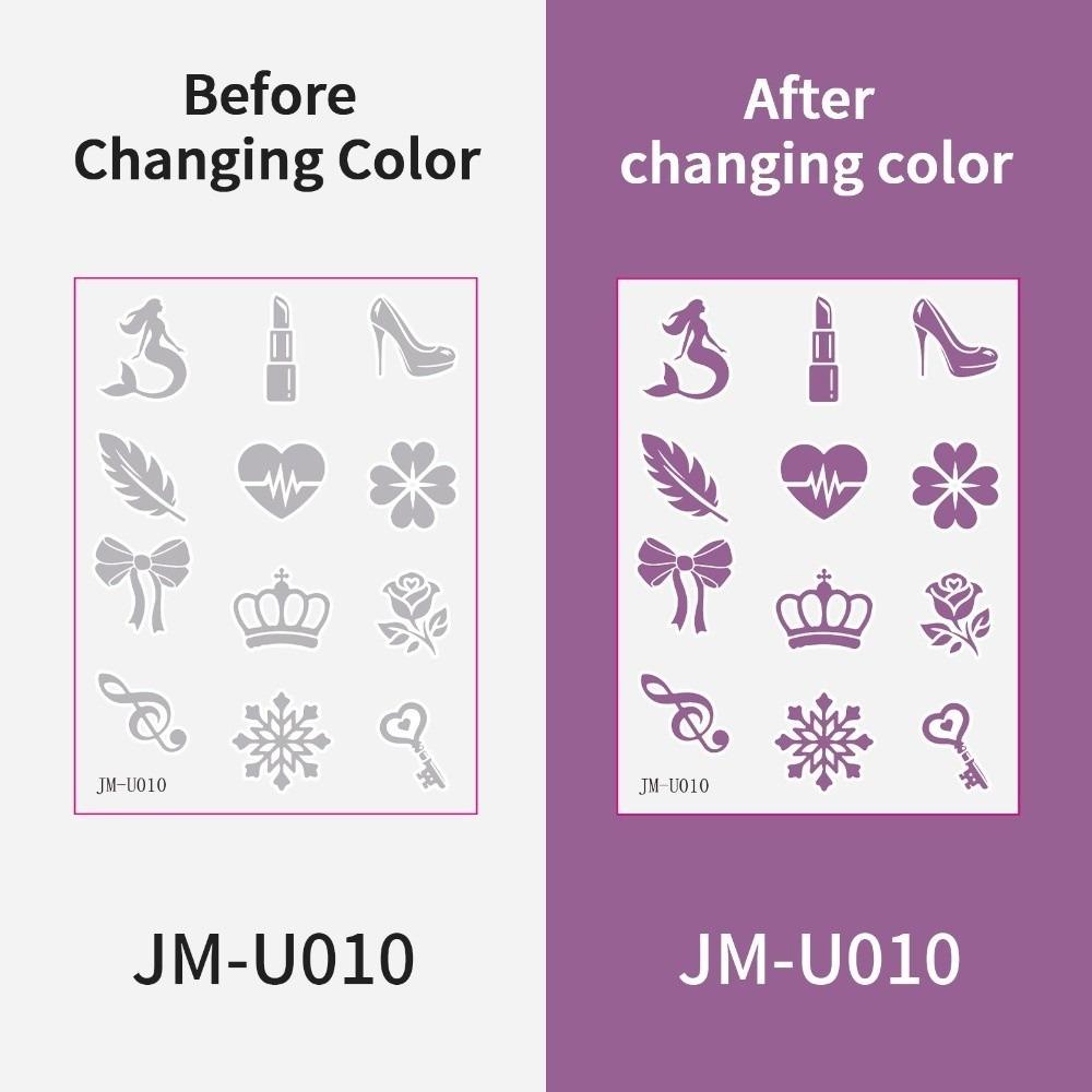 

Waterproof UV Detection Sun-proof Tattoo Stickers DIY Color Changing Tattoo Stickers Summer Style 1
