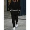 Spring Autumn Fashion Streetwear Men's Long-Sleeved Half-Zipper Stand-Up Collar Men's Casual Sportswear Two-Piece set