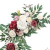 Wedding Arch Flowers /Reception Backdrop Floral /Artificial Swag for Front Door