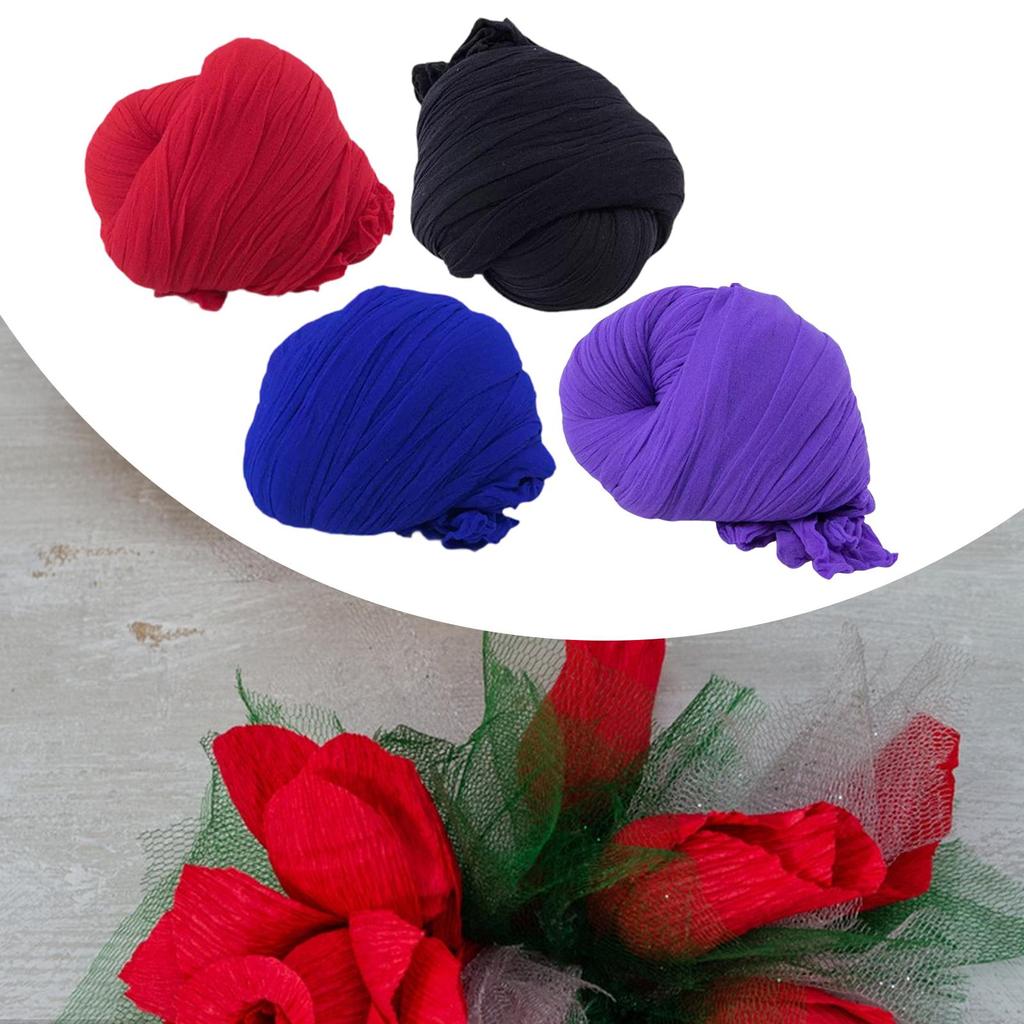 10x Nylon Kousen Bloemen Materiaal Handgemaakt Decoratief Elegant Ambacht Bloemen