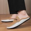 Fashion Men's Comfortable Slide on Mule Shoes Breathable Soft 2025 New Slippers for Indoor Outdoor Non-Slip Flats Casual Walking Shoes