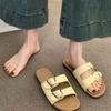 Flat-bottomed Slippers Women's Summer Outer Wear 2025 New Casual Maternity Cool Slippers Are Beautiful and Versatile with Skirts