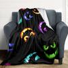 1pc Halloween Pumpkins Blanket, Lightweight Flannel Throw For Sofa, Bed, Travel, Camping, Livingroom, Office, Couch, Chair