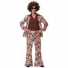 Vintage Nostalgic 80 Disco Couple Hippie Hip Hop Rock Adult Performance Costume