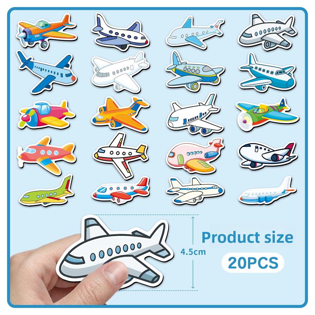 20 Pieces of Personalized Waterproof Creative Magnetic Stickers for Vehicles