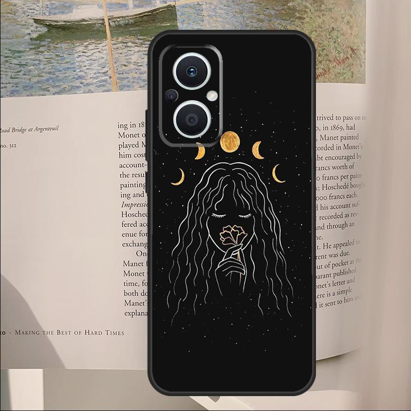 Constellations Stars Sun Moon Galaxy Phone Case For OPPO Find X5 X6 Pro X2 Lite X3 Neo Reno 4Z 5Z 2Z 8T 3 4 5 6 7 8 Lite Cover