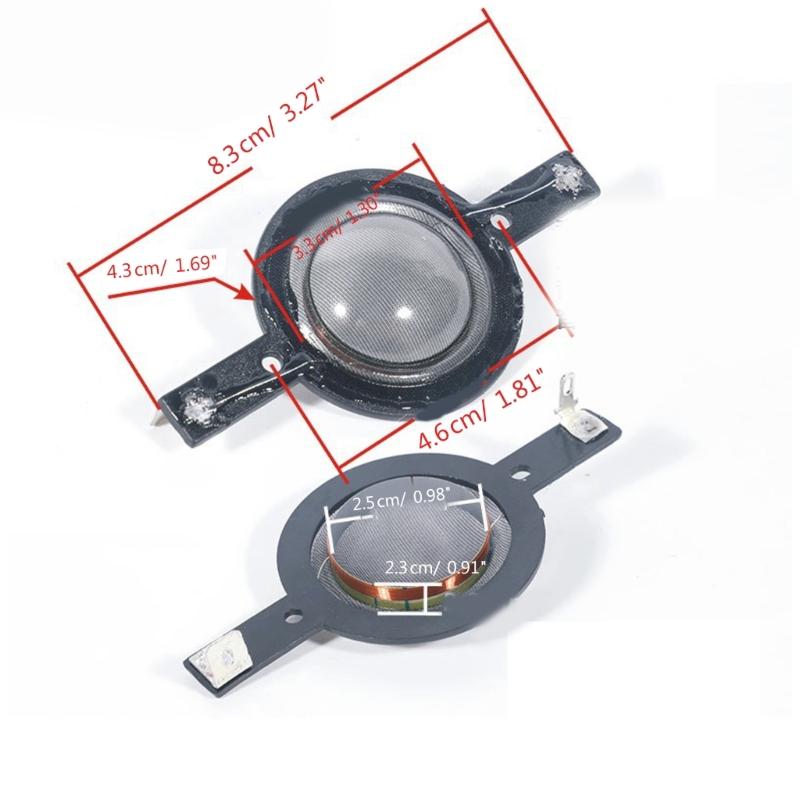 25,4 mm 25 Kern Hochtöner Schwingspule Filmmembran 5,4 Ohm Höhen Lautsprecher Reparatur Zubehör DIY Universal Voice Ring