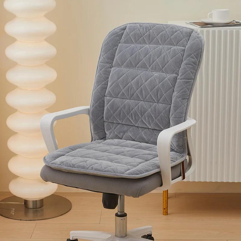Elegant Luxury Style Thick Chair Pads with Back Support Cushion for Office Chairs Home Decor for Office Chair Multipurpose Use