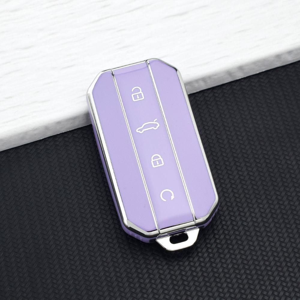 Auto Protection Key Shell Bag For Chery Jaecoo J5 J7 Tpu Car Key Case Cover Keychain Housing Holder Car Accessories