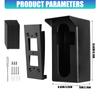 Rings Doorbells Cover Weatherproofed Large Metal Rings Doorbells Protectors Access Control Rain Cover