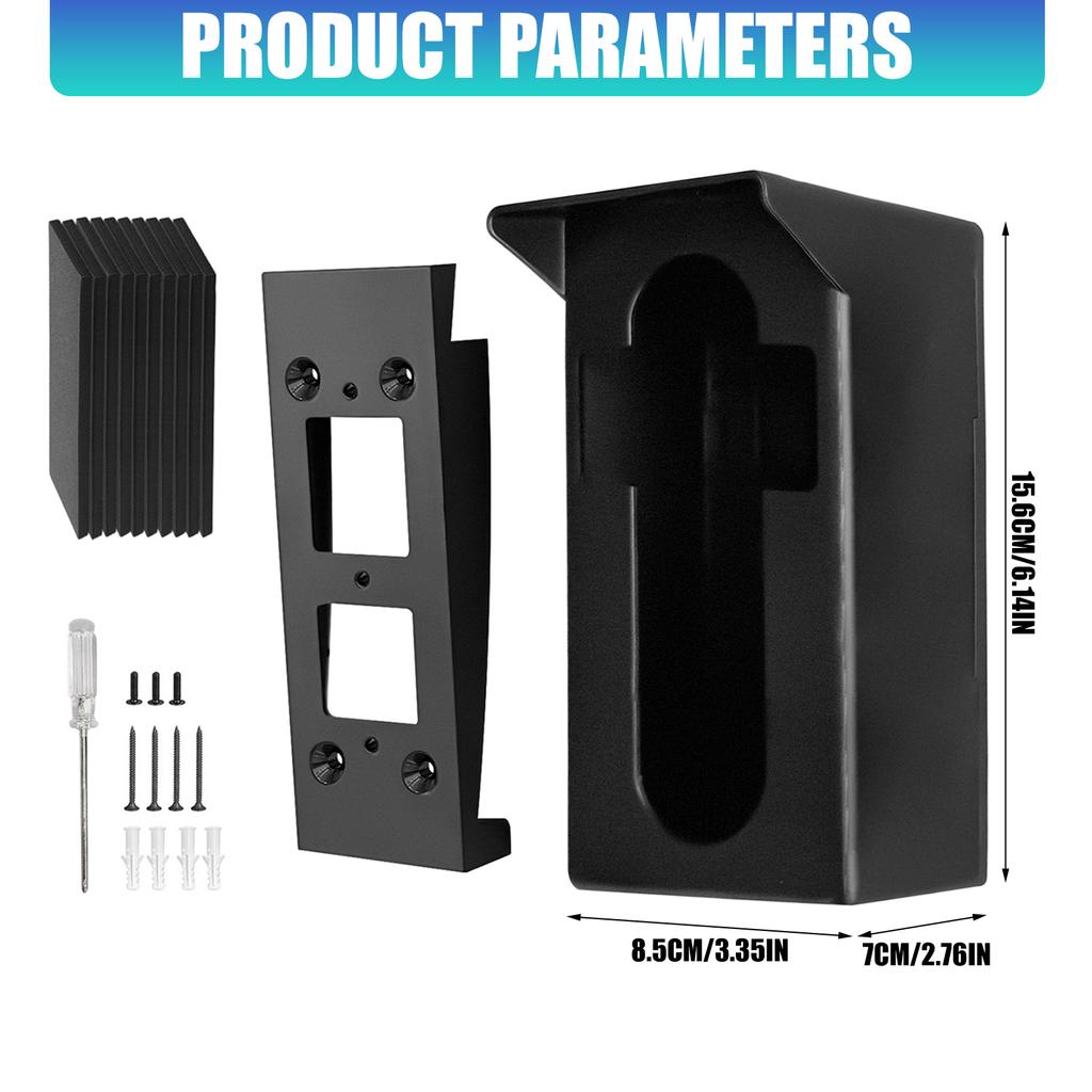 Rings Doorbells Cover Weatherproofed Large Metal Rings Doorbells Protectors Access Control Rain Cover