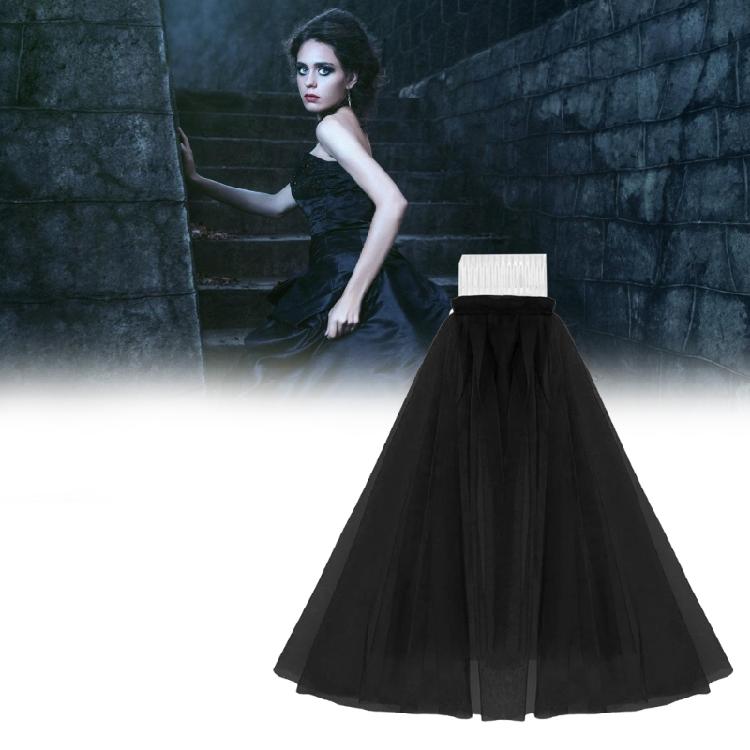 Velo Nero per Festival di Halloween Costume da Ruolo Accessorio Velo di Tulle Velo da Sposa Cosplay per Festa a Tema Copricapo