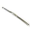 Les Trésors De Lily [N8432] - Silver Curb Chain 'First Name Cut Out' (Yann) - 21 Cm 11 Mm (aged)