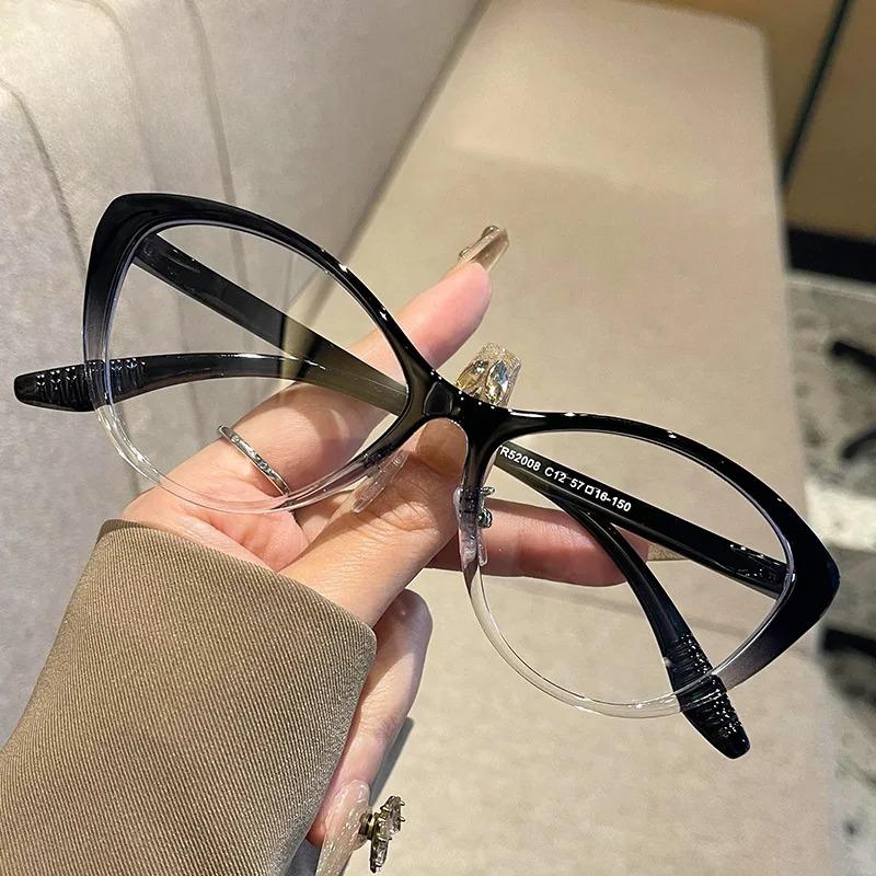 Transparent Eyeglasses Anti-Blue Light Glasses Women's Optical Spectacle Eyeglass Fashion Vintage Frame Eyewear Computer Goggles