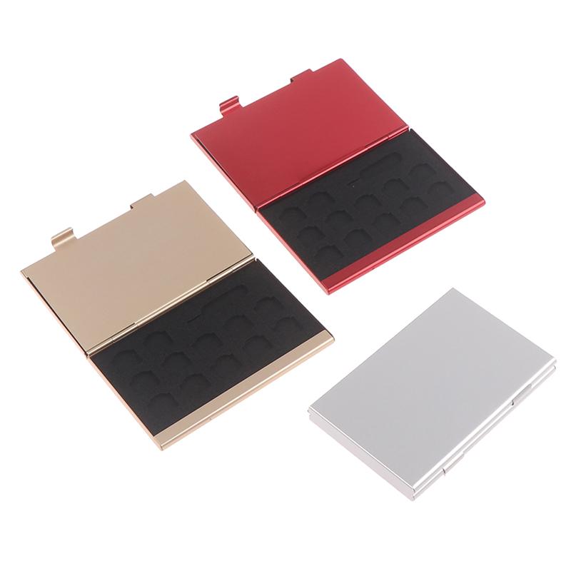 Aluminum Card Box Phone Memory Sim Card Box Card Package Storage Box