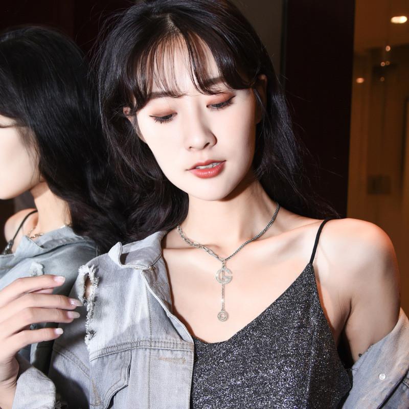 And Trendy Chic Gold Plated Letter Necklace For Women Ideal For Winter And Fall Fashion With Style Unique