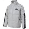 Sportswear Regular Fit Stand Collar Full Zip 80% Duck Down Warm Winter Outdoor Running Down Jacket Men Black JG5924