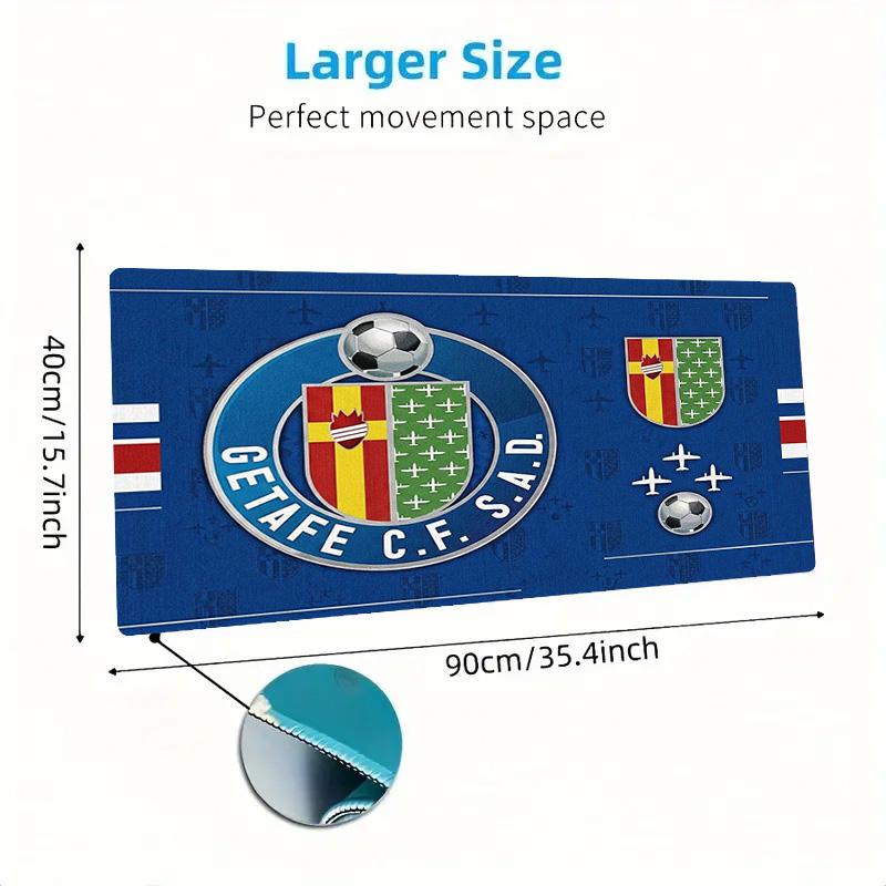 Getafe CF Color Mouse Pad Large Gaming Table Cushion Non-slip Laptop Tablet Big Mousepad XXL Mat Mini PC Playmat With Lock edge