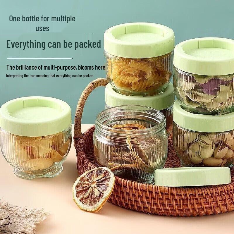 Mi Ling Cat Claw Glass Food Storage Jar Set